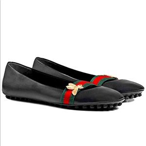 Gucci flat bee ballets.
